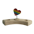 Regenboog hartje steker
