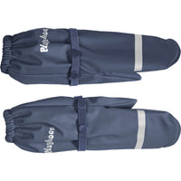 Regenhandschuh mit Fleecefutter blau